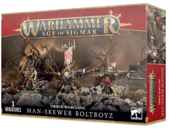 Games Workshop Age of Sigmar - Orruk Warclans - Kruleboyz - Man-Skewer Boltboyz