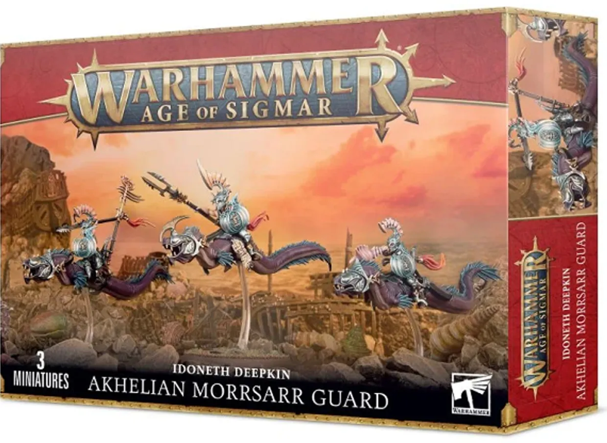 Games Workshop Age of Sigmar - Idoneth Deepkin - Akhelian Morrsarr Guard or Ishlaen Guard