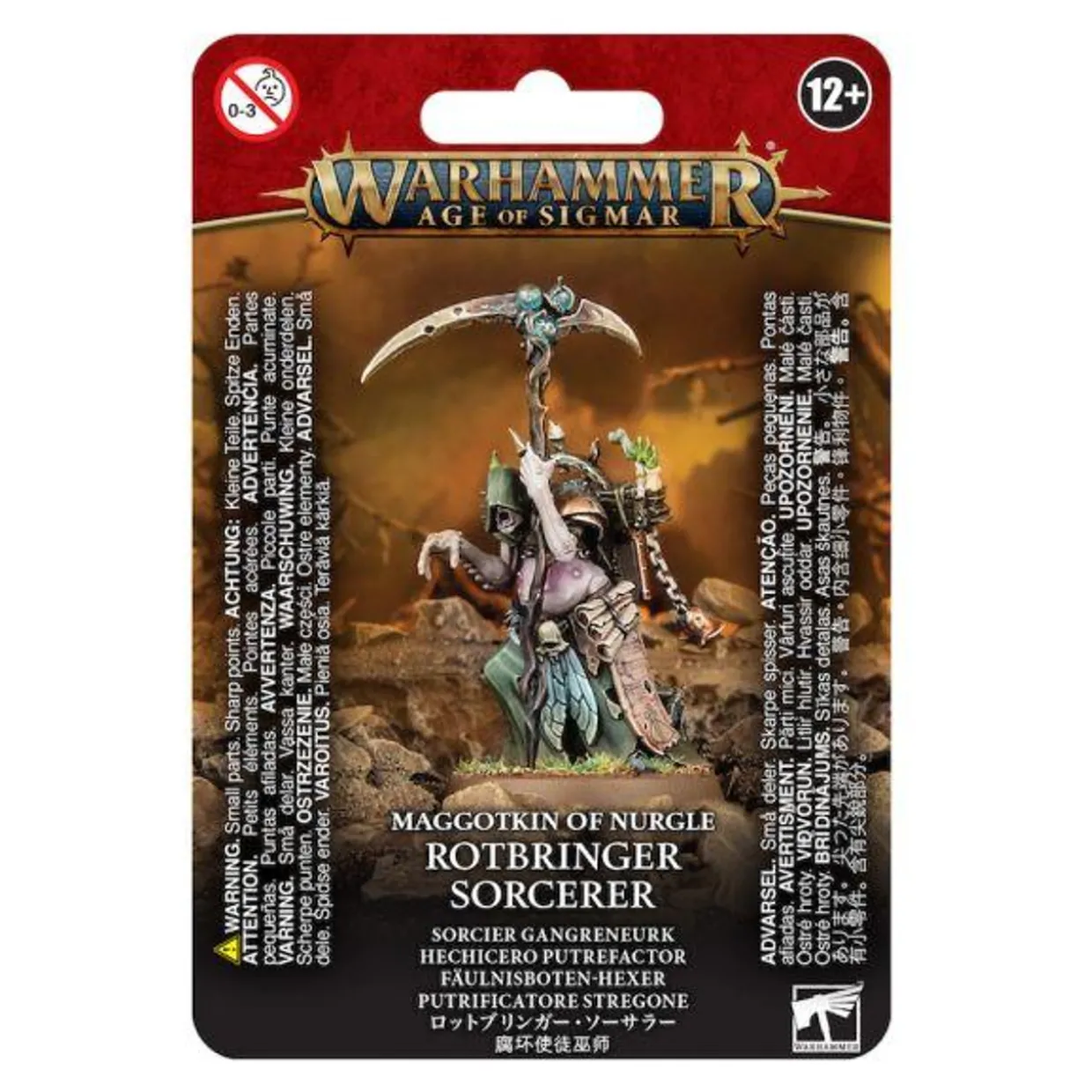 Games Workshop Age of Sigmar - Maggotkin of Nurgle - Rotbringer Sorcerer