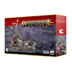 Games Workshop Age of Sigmar - Gloomspite Gitz - Gitmob - Snarlboss or Frazzlegit Shaman on War-wheela