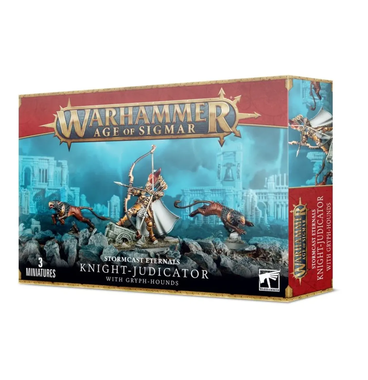 Games Workshop Age of Sigmar - Stormcast Eternals - Knight-Judicator with Gryph-Hounds