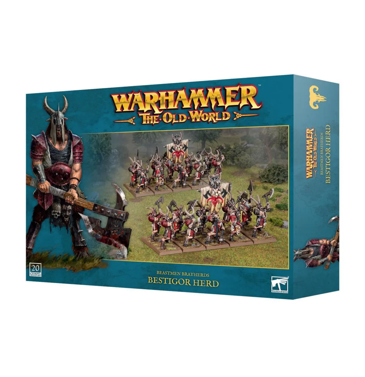Games Workshop Warhammer The Old World - Beastmen Brayherds - Bestigor Herd