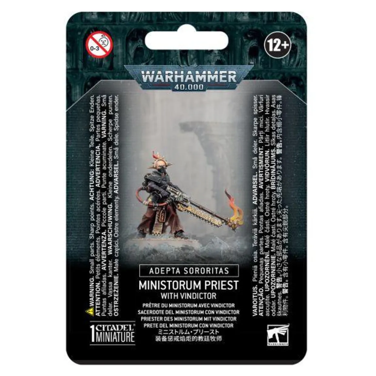 Games Workshop Warhammer 40,000 - Adepta Sororitas - Ministorum Priest with Vindictor