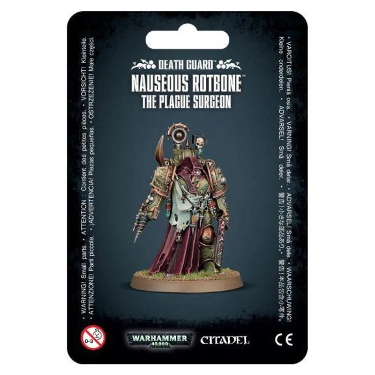Games Workshop Warhammer 40,000 - Death Guard - Nauseous Rotbone the Plague Surgeon