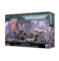Games Workshop Warhammer 40,000 - Black Templars - Chaplain Grimaldus & Retinue