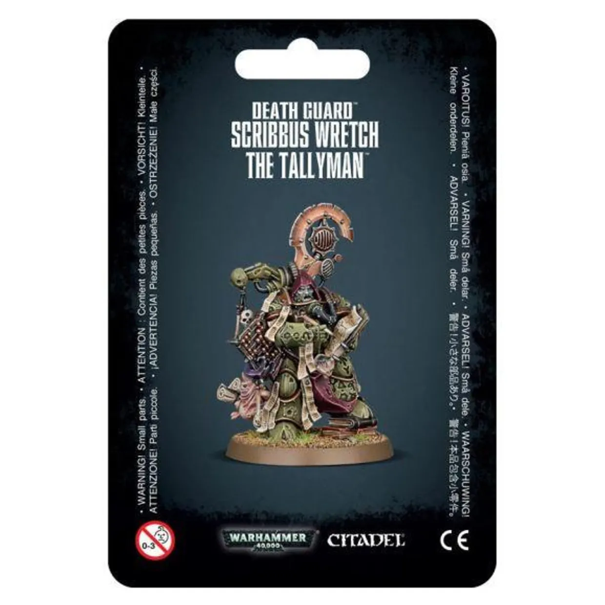 Games Workshop Warhammer 40,000 - Death Guard - Scribbus Wretch the Tallyman