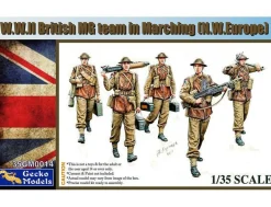 Gecko Models 1/35 British MG Team Marching