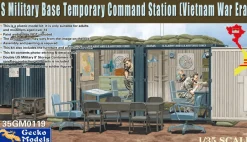 Gecko Models 1/35 Temporary Command Station in US Military Base (Vietnam War Era)