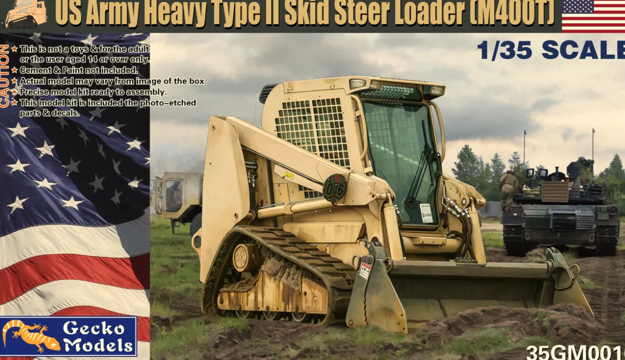 Gecko Models 1/35 US Army Light Type II Skid Steer Loader (M400T)