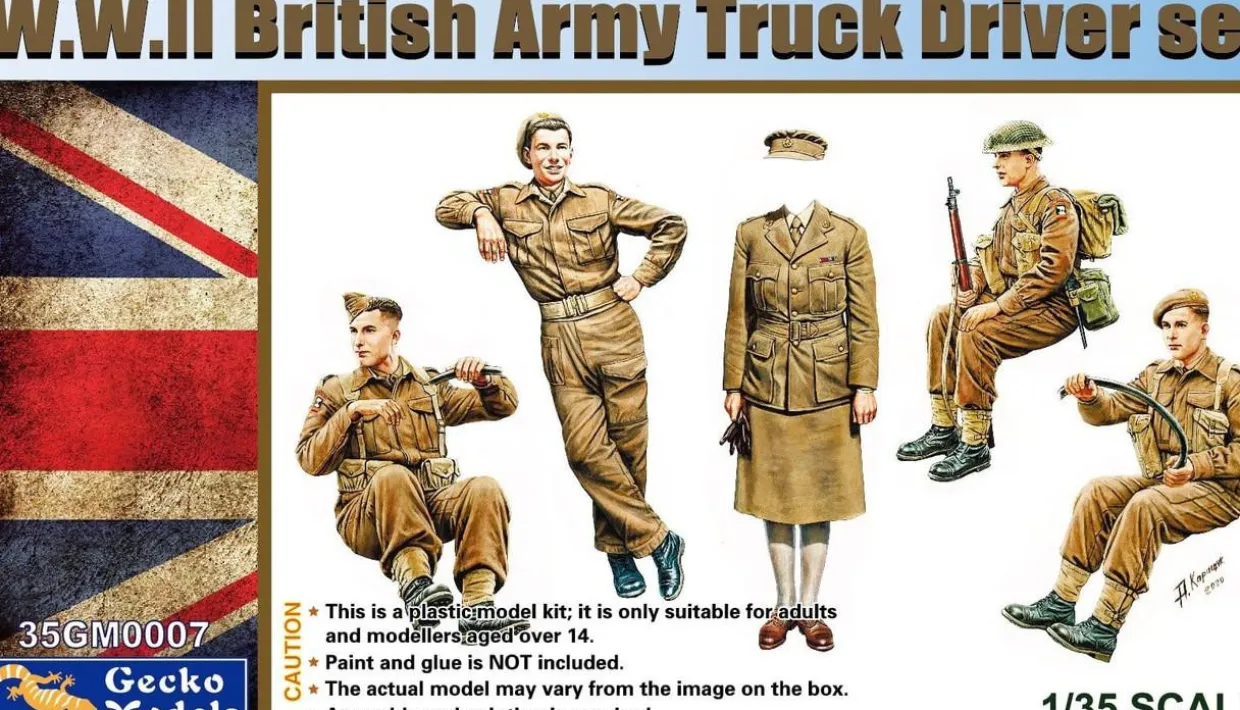 Gecko Models 1/35 WWII British Army Truck Driver Set