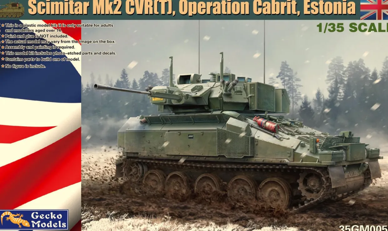 Gecko Models 1/35British Army Scimitar Mk2 CVR(T),Operation Cabrit, Estonia