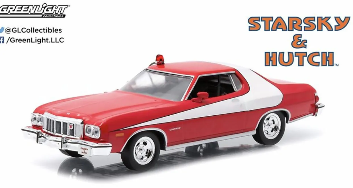Greenlight 1/43 Starsky & Hutch (1975-79 TV Series) 1976 Ford Gran Torino