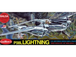 Guillow 1/16 Lockheed P-38L Lightning Balsa Model Kit