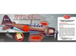Guillow 1/16 Mitsubishi Zero Balsa Model Kit