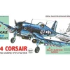 Guillow 1/16 Vought F4U-4 Corsair Balsa Model Kit