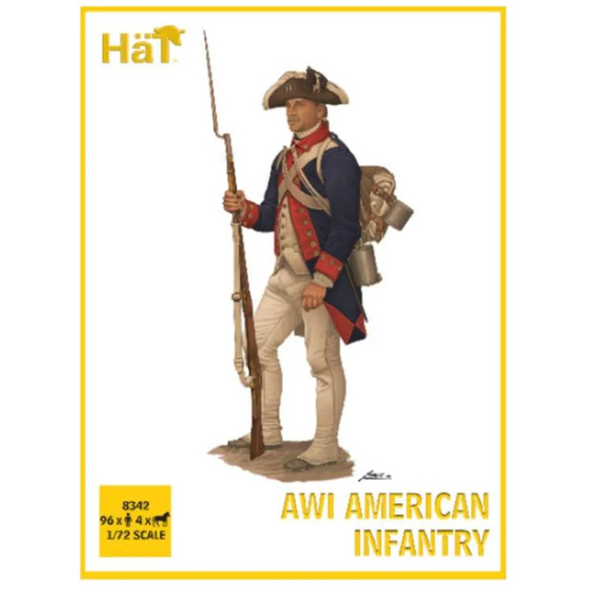 Hat Industrie 1/72 American War of Independence American Infantry