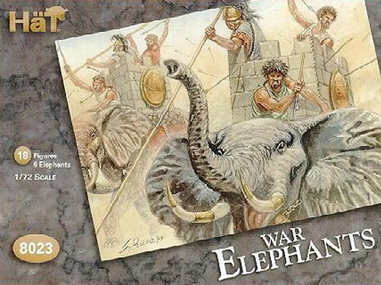 Hat Industrie 1/72 Carthaginian War Elephants
