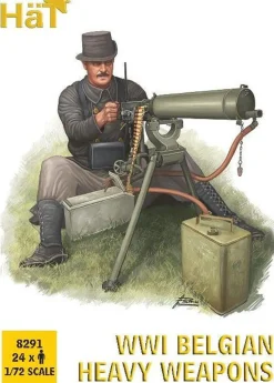 Hat Industrie 1/72 WWI Belgian Heavy Weapons