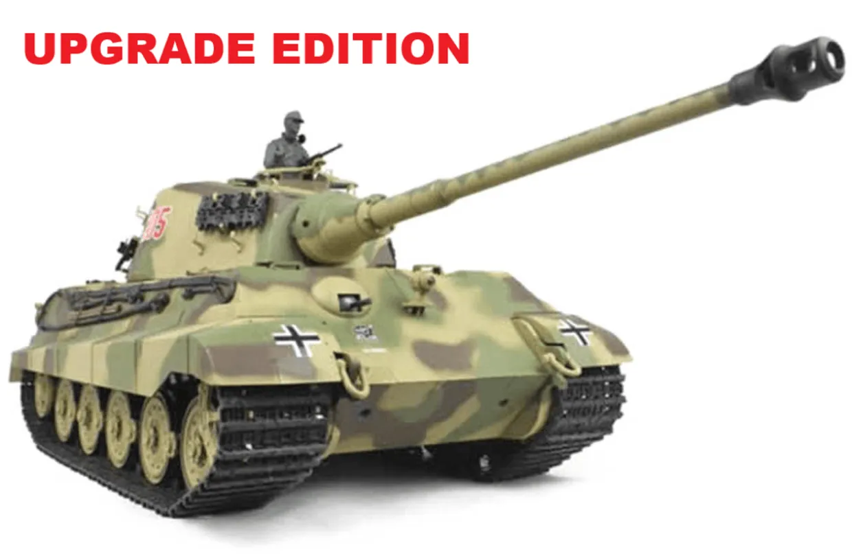 Heng Long RC 1/16 King Tiger - Henschel Turret - IR Battle System - Upgrade Edition