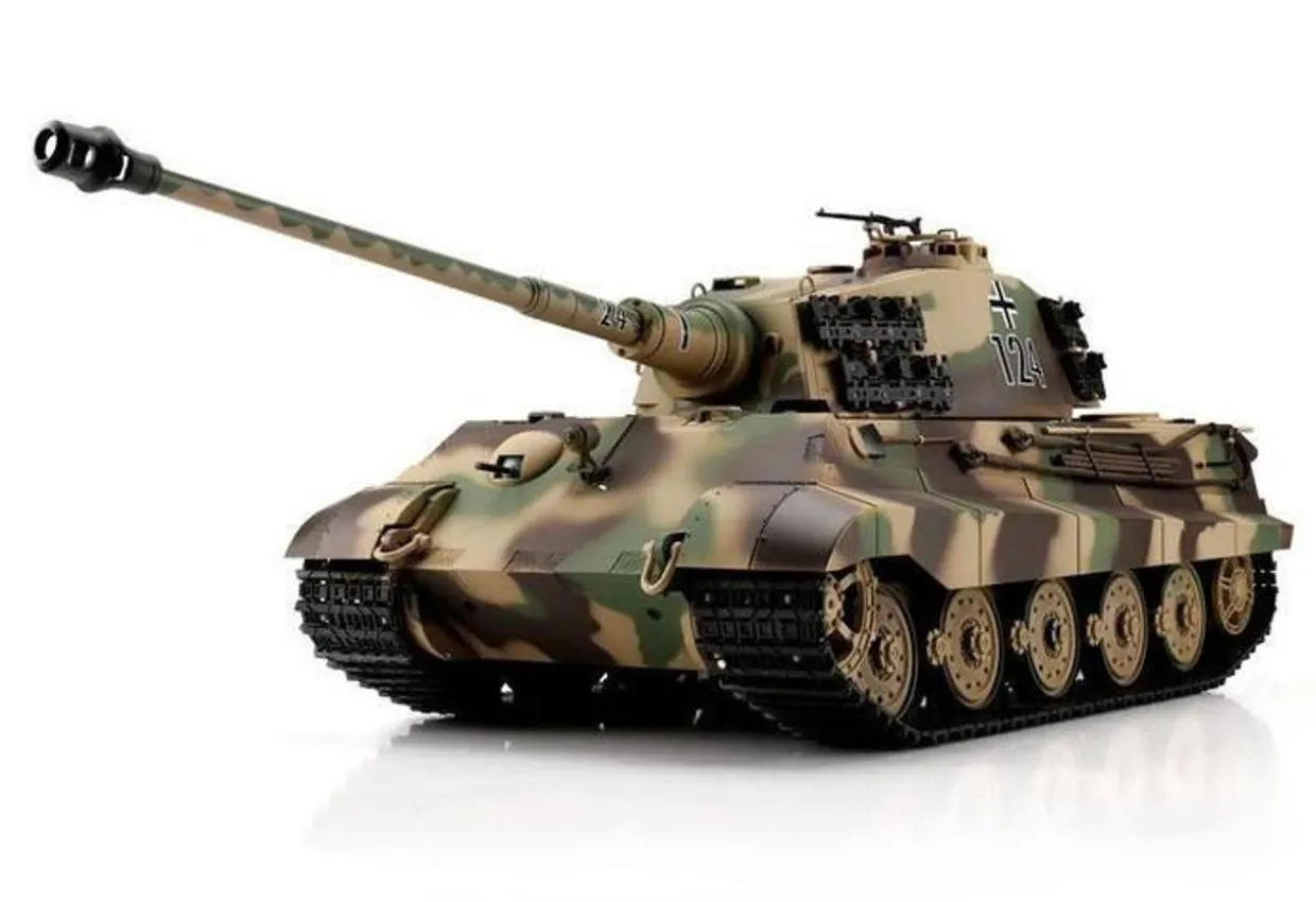 Heng Long RC 1/16 King Tiger - Henschel Turret - IR Battle System - Upgrade Edition
