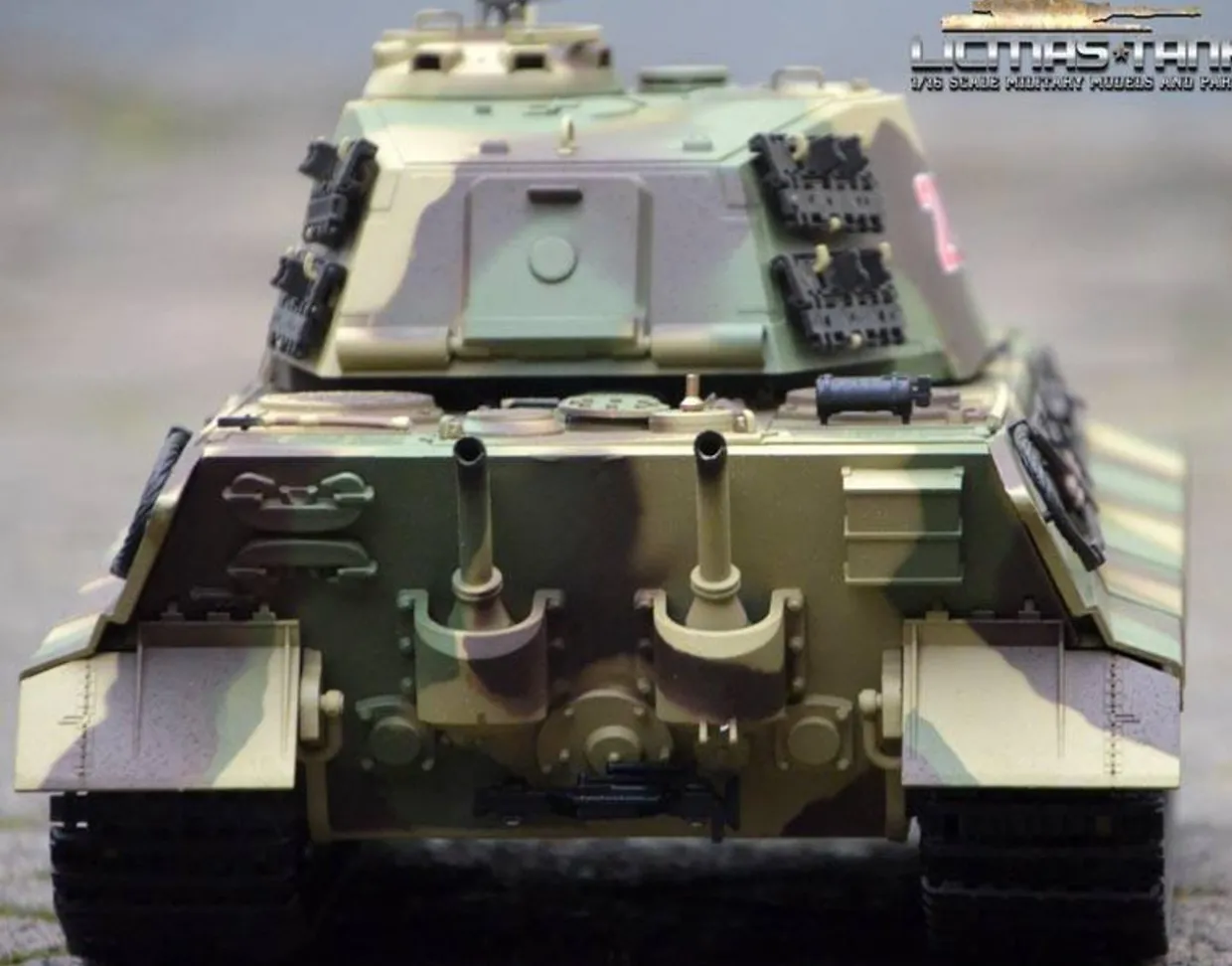 Heng Long RC 1/16 King Tiger - Henschel Turret - IR Battle System - Upgrade Edition