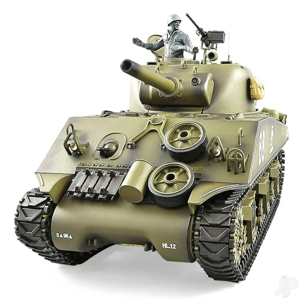 Heng Long RC 1/16 US M4A3 Sherman with Metal Gearbox And Infrared Battle System