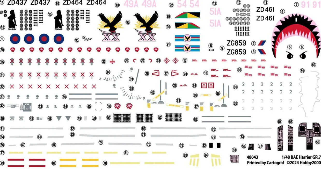 Hobby 2000 1/48 BAe Harrier GR.7