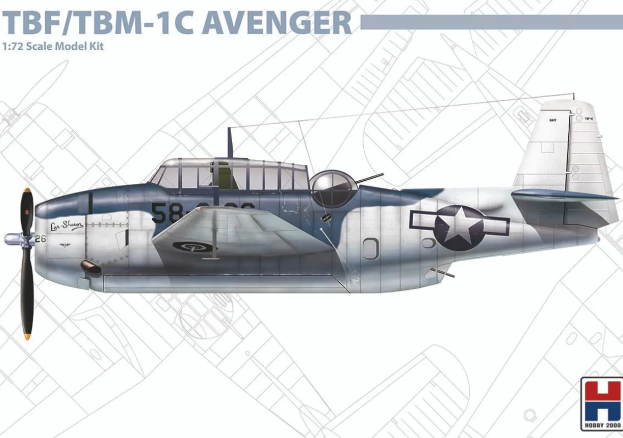 Hobby 2000 1/72 Grumman TBF/TBM-1C Avenger