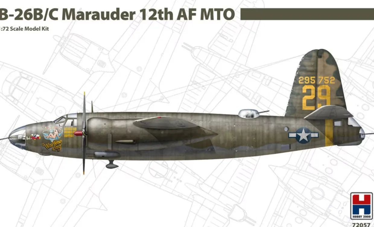 Hobby 2000 1/72 Martin B-26B/C Marauder 12th AF MTO