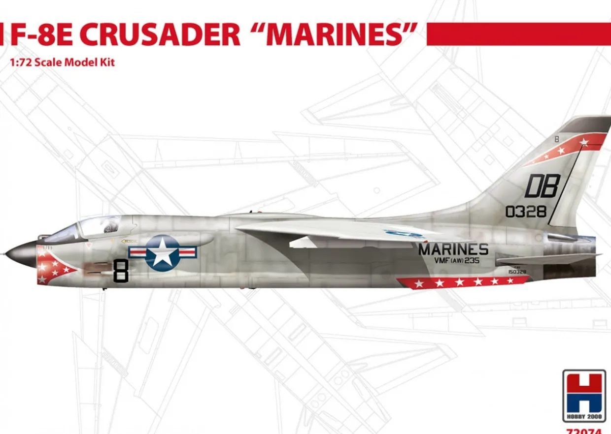 Hobby 2000 1/72 Vought F-8E Crusader Marines