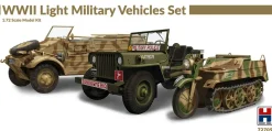 Hobby 2000 1/72 WWII LIght Military Vehicles Set