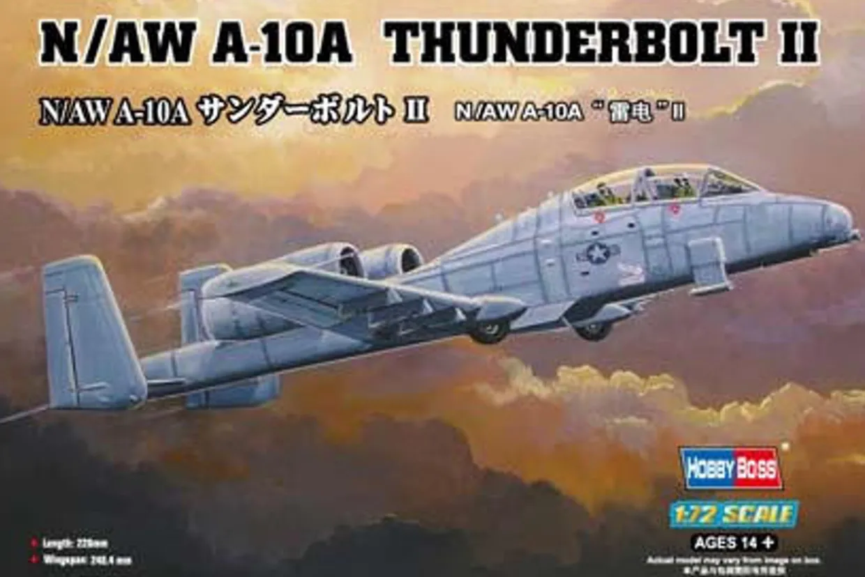 Hobby Boss 1/72 Fairchild Republic A-10B Thunderbolt II Model Kit