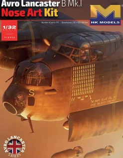 Hong Kong Models 1/32 Avro Lancaster Nose Art Model Kit