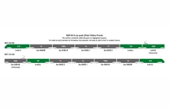 Hornby Railways BR, Class 370 Advanced Passenger Train 2-car TRBS Coach Pack, 48401 & 48402