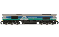 Hornby Railways OO Gauge RailRoad Plus BR Class 66 Aggregates Industries 66711 Sence DCC Sound Fitted