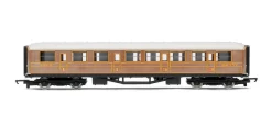 Hornby Railways Railroad LNER Teak Composite Coach