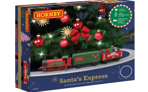 Hornby Railways Santa’s Express Battery-powered Train Set
