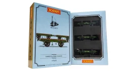 Hornby Railways Stephenson's Rocket Flat Bed Wagon Pack