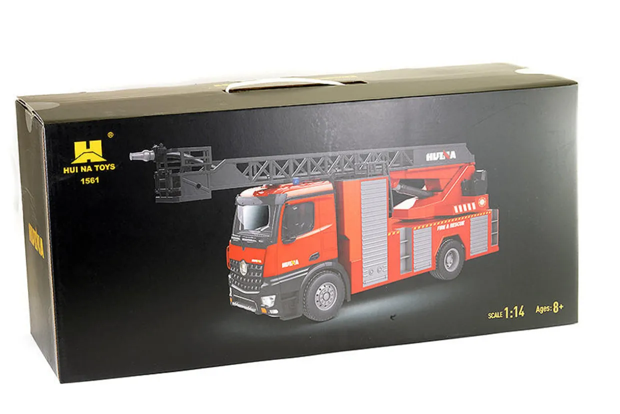 HuiNa RC 1/14 2.4G 22CH Fire Truck With Ladder And Hose RTR