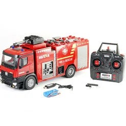 HuiNa RC 1/14 2.4G 22CH Fire Truck With Powerfull Hose RTR