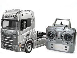 HuiNa RC 1/18 2.4G 19CH Scania 770S Silver RC Haulage Truck RTR