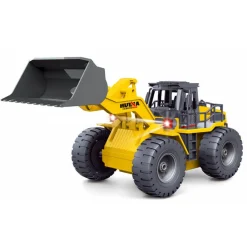 HuiNa RC 1/18 2.4G 9CH Wheeled Loader Truck With Die Cast Bucket RTR