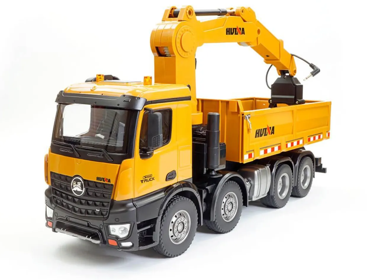 HuiNa RC 1/14 2.4G Timber Grab 8-Wheel Dump Truck RTR