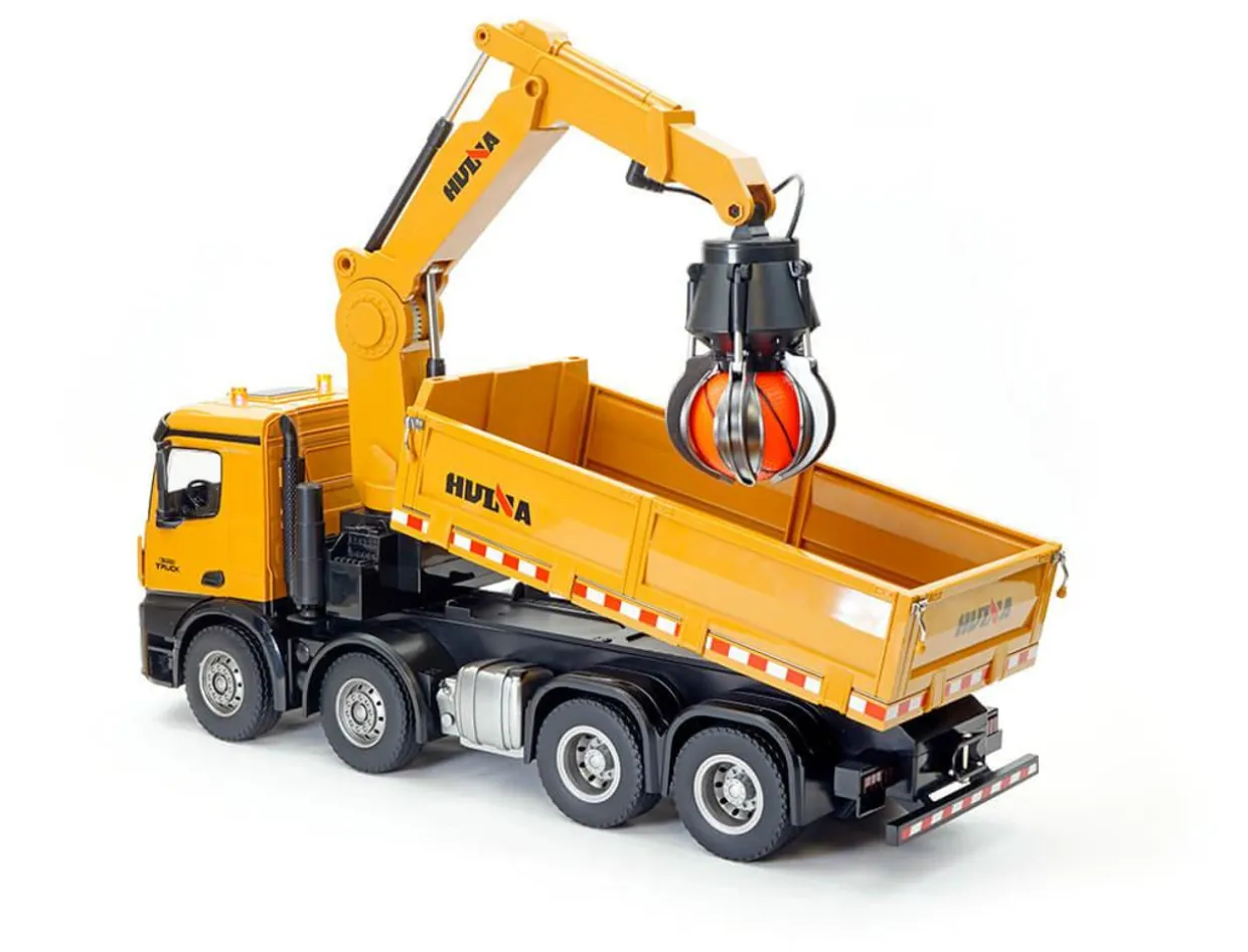 HuiNa RC 1/14 2.4G Timber Grab 8-Wheel Dump Truck RTR