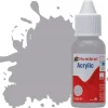 Humbrol 40 14ml Acrylic Gloss Pale Grey Paint Dropper Bottle