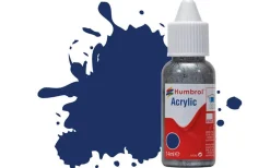 Humbrol 15 14ml Acrylic Gloss Midnight Blue Paint Dropper Bottle