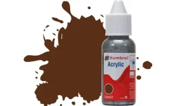 Humbrol 160 14ml Acrylic Matt German Camouflage Red Paint Dropper Bottle