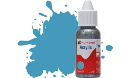 Humbrol 89 14ml Acrylic Matt Middle Blue Paint Dropper Bottle