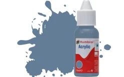 Humbrol 157 14ml Acrylic Matt Azure Blue Paint Dropper Bottle