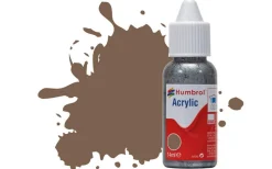 Humbrol 29 14ml Acrylic Matt Dark Earth Paint Dropper Bottle